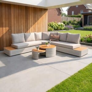 Gartenlounge Zanzibar Premium Weiß