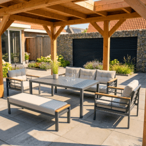 Garten-Essgruppe Blakes 7 Personen Anthrazit