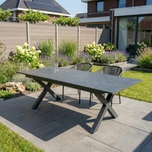 Ausziehtisch Monte Carlo Anthrazit 180–240cm Gartentisch