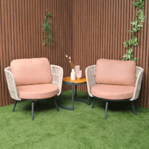 Bistroset Sophia Drehbare Relaxstühle mit Tisch