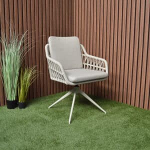 Gartensessel Sevilla Drehbar Warmweiß