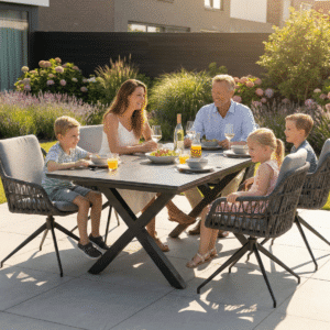 Ausziehtisch Monte Carlo Anthrazit 180–240 cm Gartentisch – J4477A