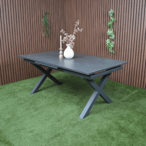 Ausziehtisch Monte Carlo Anthrazit 180–240cm Gartentisch
