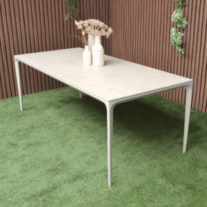 Gartentisch Vienna Warmweiß 200 cm Dining Esstisch