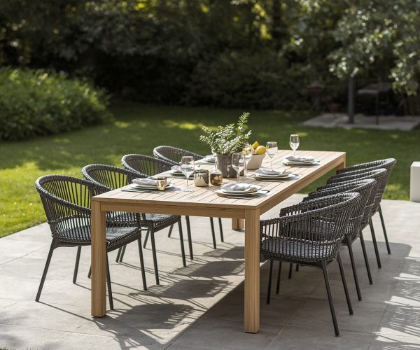Wie viele Stühle passen wirklich an deinen Gartentisch